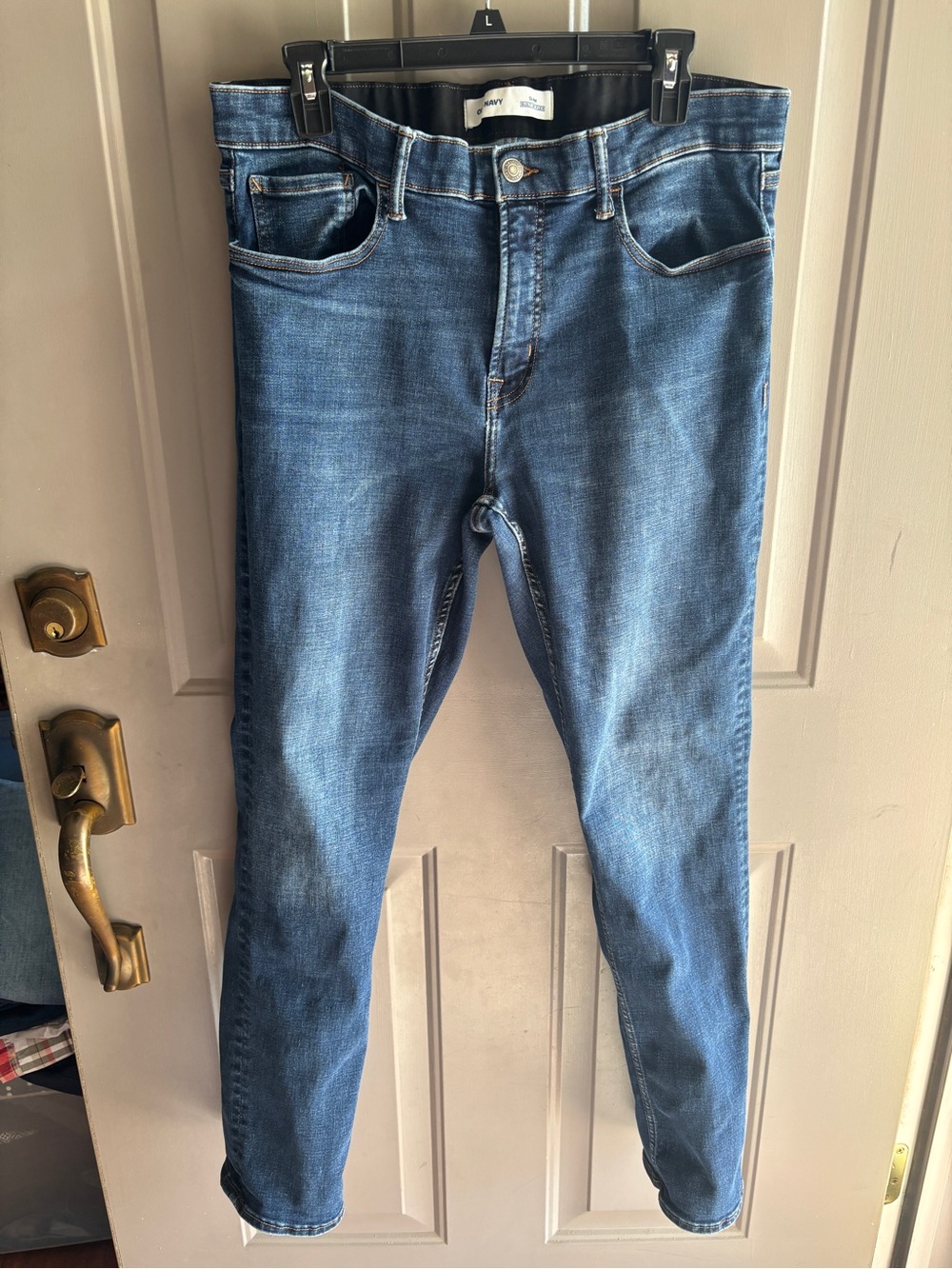 Old Navy Men's Blue Slim Fit Jeans  built in flex size 36 x 32